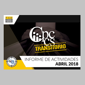 CPCCS-T: Informe de actividades abril 2018