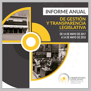 Informe anual de Gestión y Transparencia Legislativa 2017-2018