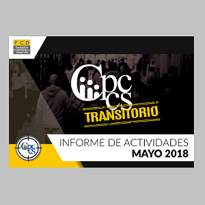 CPCCS-T: Informe de actividades mayo 2018