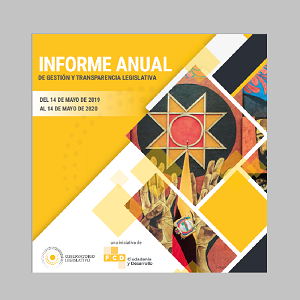 Informe Anual de Gestión y Transparencia Legislativa 2019-2020