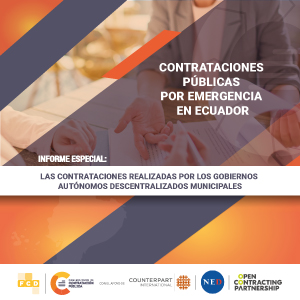 Contrataciones públicas por emergencia en Ecuador