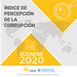 Índice de Percepción de la Corrupción Ecuador 2020